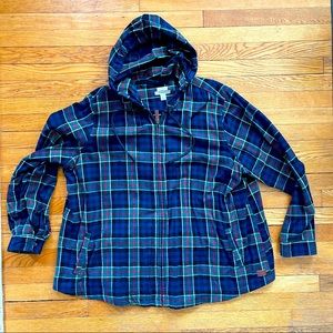 LLBean Zip Up Women’s Flannel